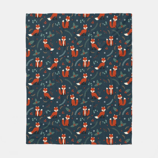 Folly Fox Cuties Fleece Blanket (Front)
