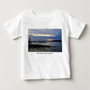 Folly Harbour Sunset Baby T-Shirt