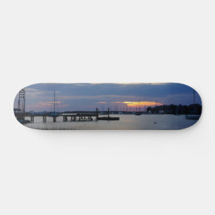 Folly Harbour Sunset Skateboard