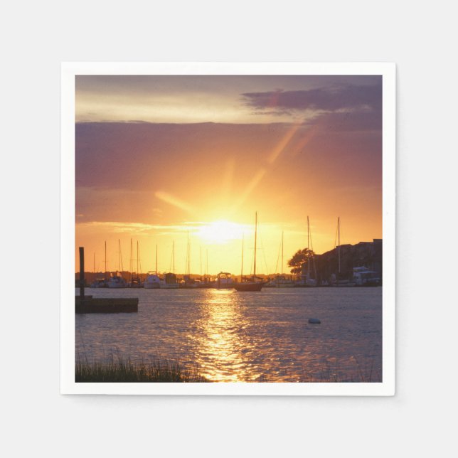 Folly River Sunrays Napkin (Front)