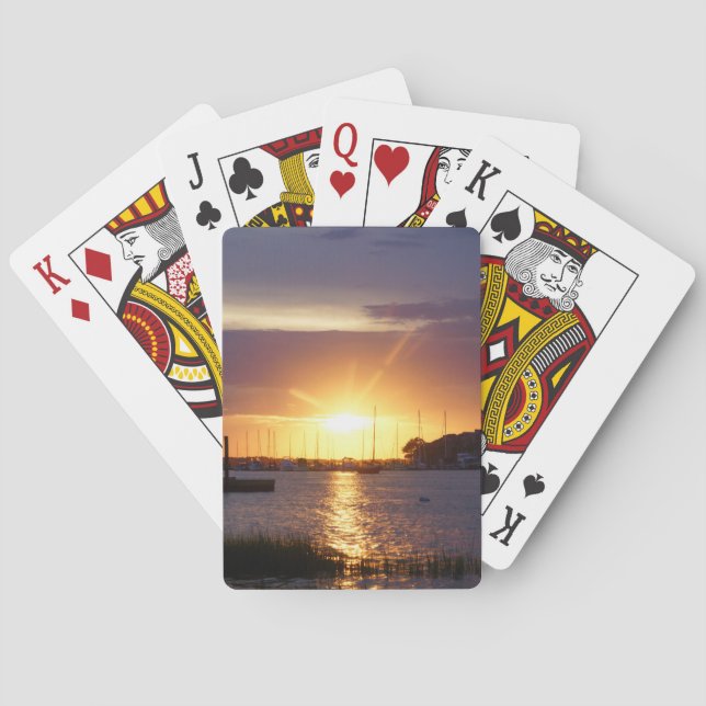 Folly River Sunrays Playing Cards (Back)