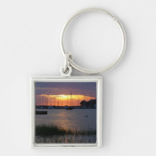 Folly River Sunset Key Ring
