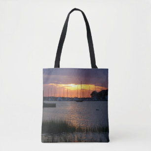 Folly River Sunset Tote Bag