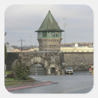 Folsom Prison Main (East) Gate Square Sticker