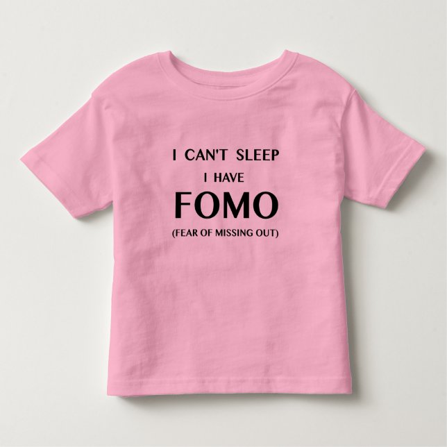FOMO "Fear of Missing Out" Tshirt (Front)