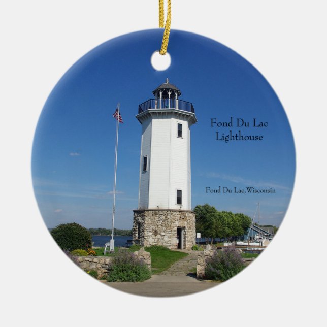 Fond Du Lac Lighthouse ornament (Front)