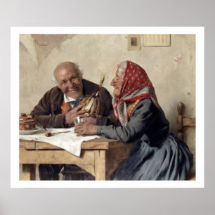 Fond Memories (oil on canvas) Poster
