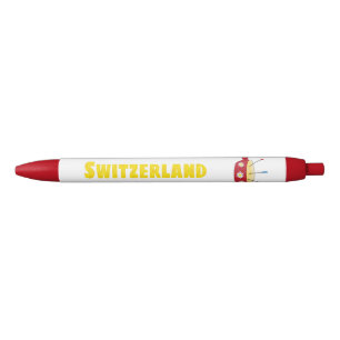 Fondue Pot   Switzerland Cheese Typography Pen