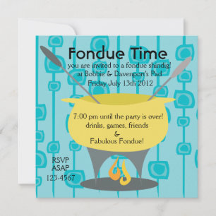 Fondue Time! Invitation