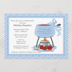 Fondue Wedding Shower Invitation