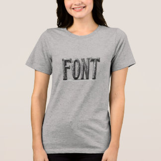 FONT: Bold Black Minimalist Tee
