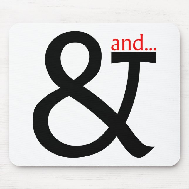 Font Cookery Mouse Pad (Front)