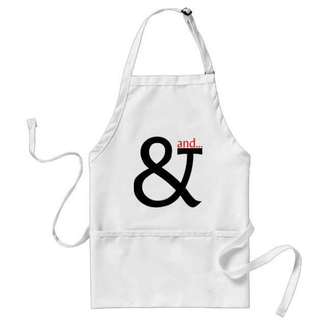 Font Cookery Standard Apron (Front)