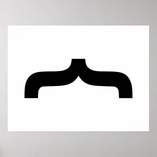 Font Moustache Poster (Front)