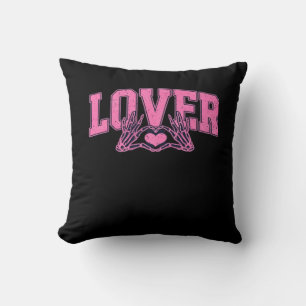 Font With Skeleton Hands Classic Cushion
