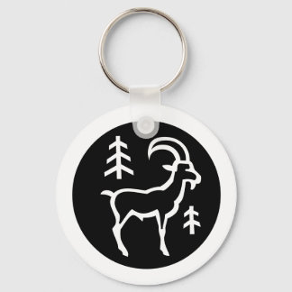 Font Zodiac: CAPRICORN + your Colours & Ideas Key Ring