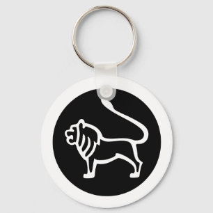 Font Zodiac: LEO + your Colours & Ideas Key Ring