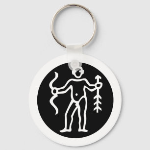 Font Zodiac: SAGITTARIUS + your Colours & Ideas Key Ring