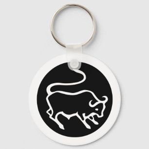 Font Zodiac: TAURUS + your Colours & Ideas Key Ring
