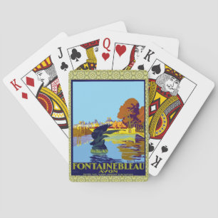 Fontainebleau Avon France French Travel  Playing Cards