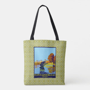 Fontainebleau Avon France French Travel Poster Tote Bag