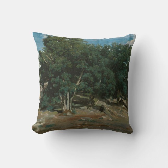 Fontainebleau Oak Trees Cushion (Front)
