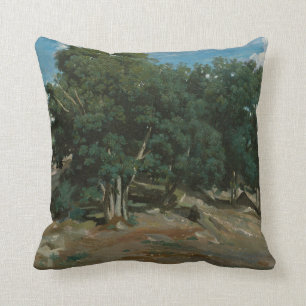 Fontainebleau Oak Trees Cushion