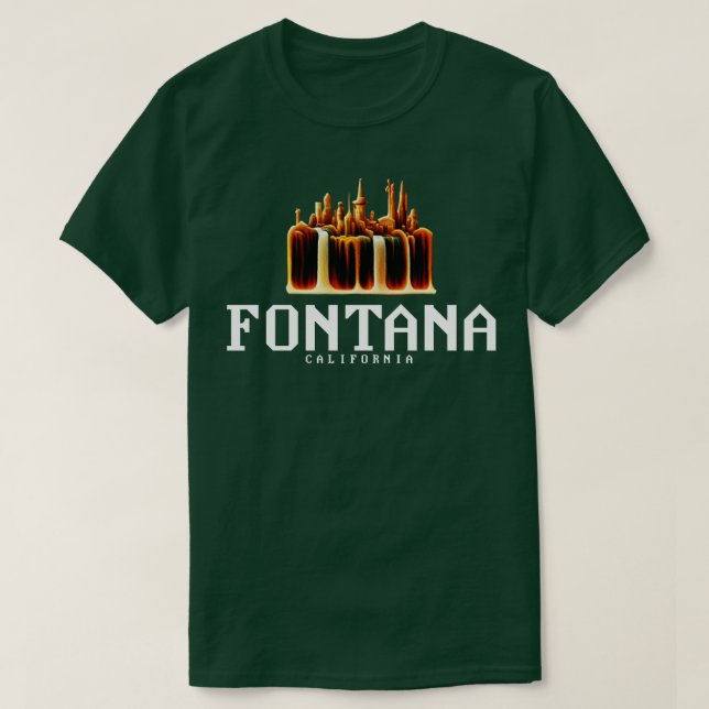 Fontana California T-Shirt (Design Front)