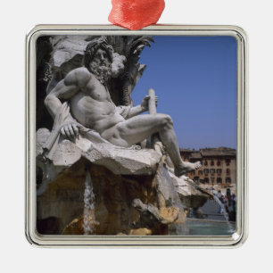 Fontana dei Quattro Fiumi, Piazza Navona, Rome, Metal Ornament
