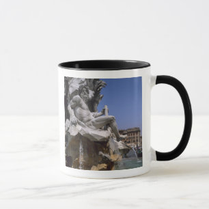 Fontana dei Quattro Fiumi, Piazza Navona, Rome, Mug