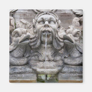 Fontana del Pantheon (1575) designed by Giacomo Magnet