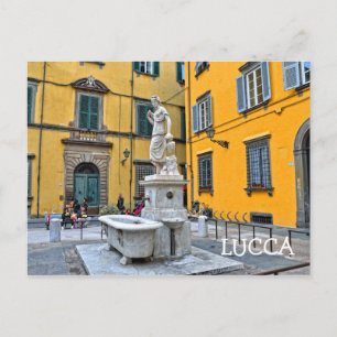 Fontana della Pupporona, Lucca, Italy Postcard