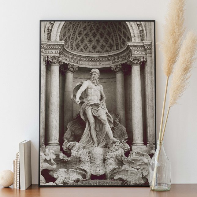 Fontana di Trevi in Rome Italy Photograph  Poster (Creator Uploaded)