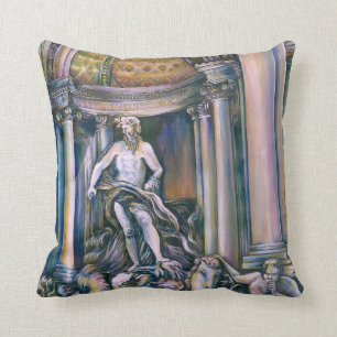 Fontana Di Trevi, Roma, Italy Cushion