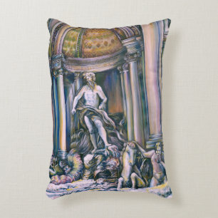 Fontana Di Trevi, Roma, Italy Decorative Cushion