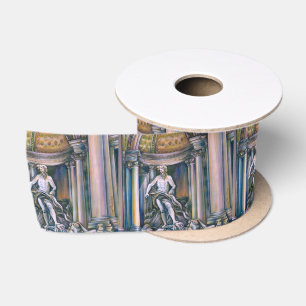 Fontana Di Trevi, Roma Satin Ribbon
