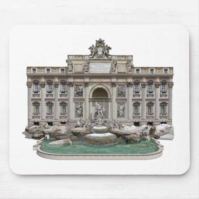 Fontana di Trevi: Trevi Fountain: 3D Model: Mouse Pad (Front)