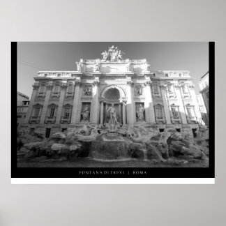Fontana di Trevi — Trevi Fountain Poster
