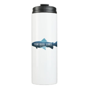 Fontana Lake North Carolina Fish Thermal Tumbler