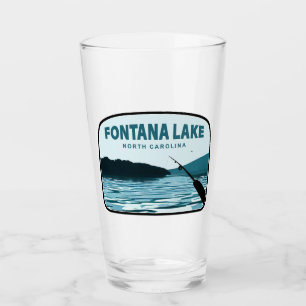 Fontana Lake North Carolina Fishing Rod Glass