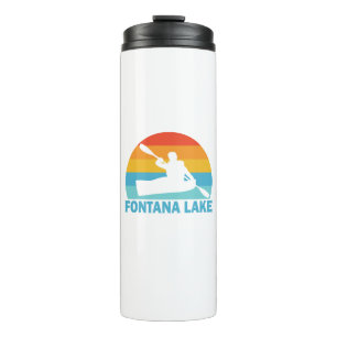 Fontana Lake North Carolina Kayak Thermal Tumbler