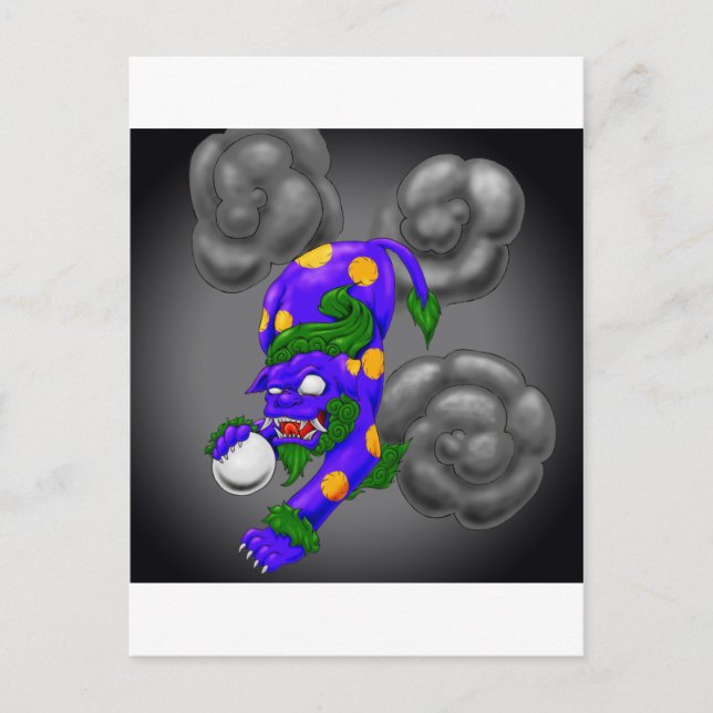 Foo Dog Postcard (Front)