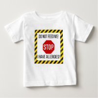 Food allergies toddler and baby t-shirt