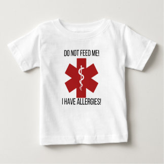 Food allergies toddler and baby t-shirt