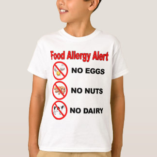 Food Allergy Alert - Back Logo T-Shirt