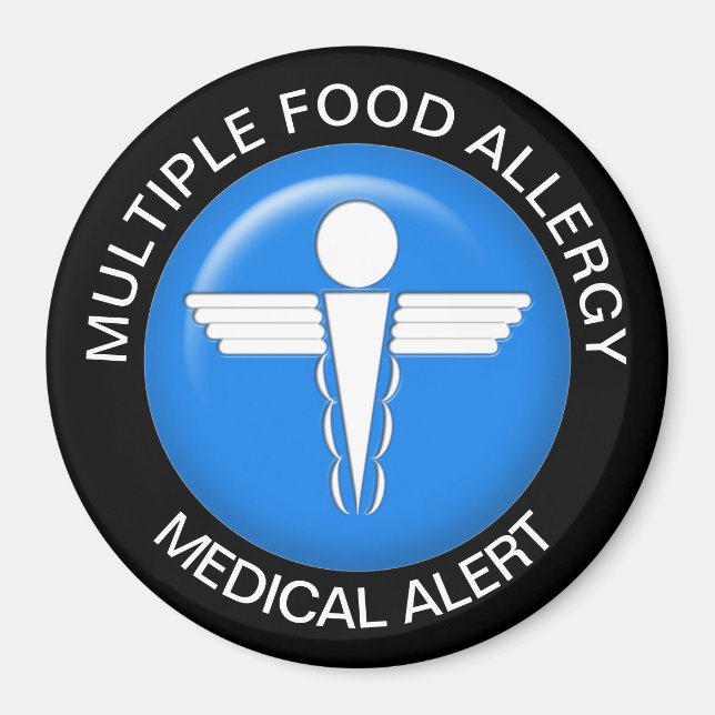 Food Allergy Alert Magnet (Front)