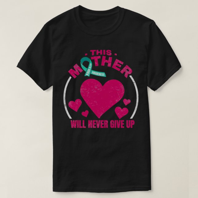 Food Allergy Awareness Design for a food allergy m T-Shirt (Design Front)