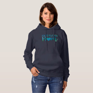 Food Allergy Mum Watercolor Typography Awareness Hoodie