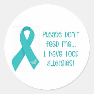 Food Allergy Sticker "Please Don't Feed Me"