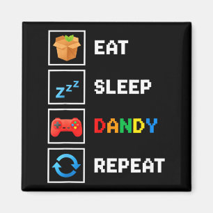 Food &amp; Drink Eat Sleep Dandy Repeat Xel Foodie Magnet